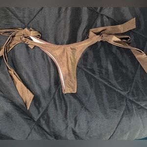 Melissa Simone Brown Bikini Bottoms